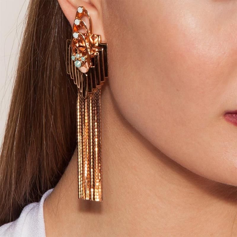 Mawi Flapper Fringe Earrings (Great Gatsby Style)
